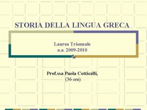 Cartina dialetti greci