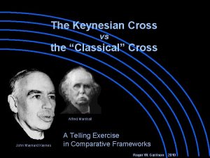 Keynesian cross Keynesian cross