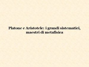 Maestro aristotele Maestro aristotele
