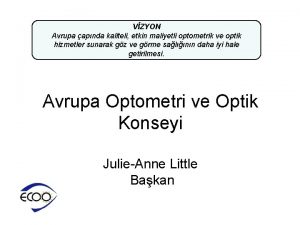 VZYON Avrupa apnda kaliteli etkin maliyetli optometrik ve