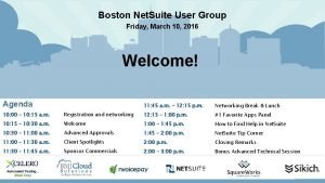 Boston netsuite user group