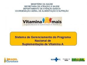 Mapa diario de administração de vitamina a
