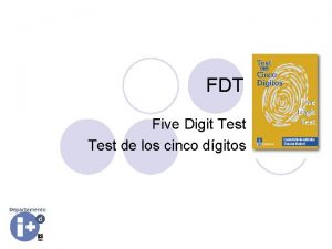 Five digit test