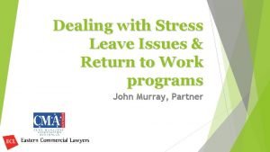 Stress leave nsw