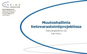 Muutoshallinta