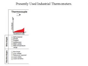 Presently Used Industrial Thermometers Resistance Temperature Detectors P