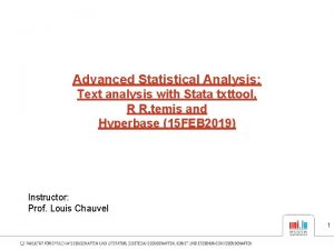 Chuck huber stata