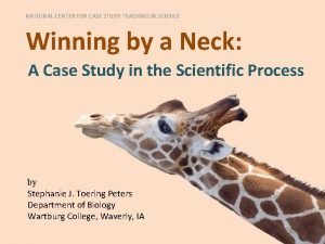 National center for case study teaching in science