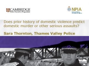 Does prior history of domestic violence predict domestic