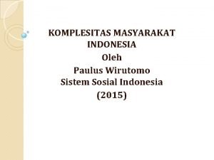 Konflik sosial di masyarakat