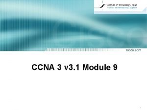 Ccna module 3