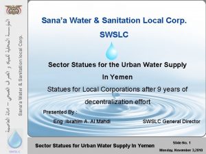 Sanaa Water Sanitation local Corp Sanaa Water Sanitation