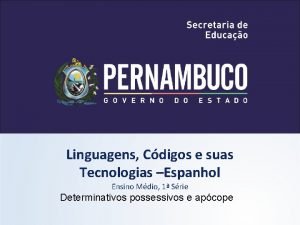 Linguagens Cdigos e suas Tecnologias Espanhol Ensino Mdio