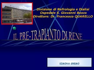 Ospedale divisione in sillabe