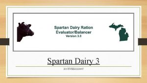 Spartan dairy