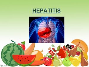 Hepatitis f y g
