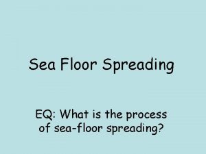 Seafloor spreading images Seafloor spreading images