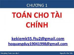 CHNG 1 TON CHO TI CHNH kekiemk 55