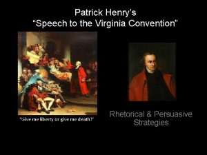 Speech in the virginia convention soapstone