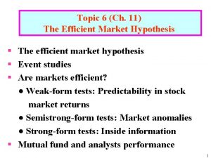 Stock market analysts have tended to be Stock market analysts have tended to be