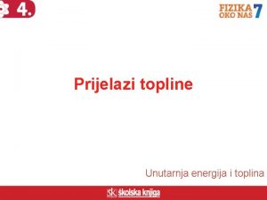 Prijelazi topline