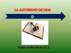 Autoridad de dios