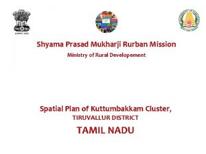 Shyama Prasad Mukharji Rurban Mission Ministry of Rural