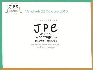 Vendredi 22 Octobre 2010 Diagnostic Educatif Le rle