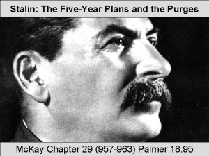 Stalin 5 year plan