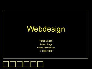 Webdesign Peter Erlach Robert Page Frank Stowasser Hd