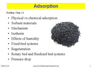 Adsorption Reading Chap 12 20201123 Physical vs chemical