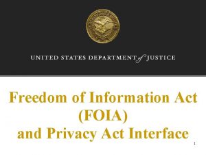 Privacy act vs foia Privacy act vs foia