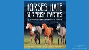 Horses hate surprise parties