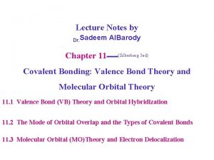 Valence bond theory and molecular orbital theory
