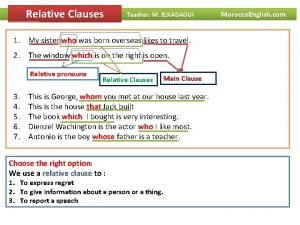 Defining relative clause worksheet