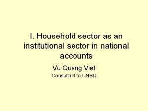 Household sector