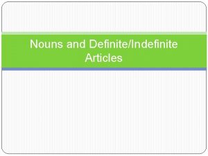 Definite articles in spanish