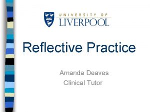 Gibbs reflective cycle physiotherapy