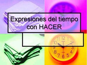 Expresion de tiempo