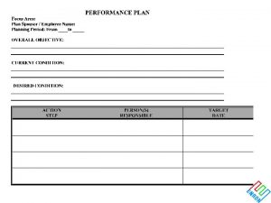 Area of focus example