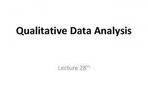 Transcribing data in qualitative research