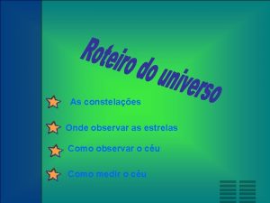 Constelações visíveis em portugal