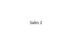 Sellogram sales