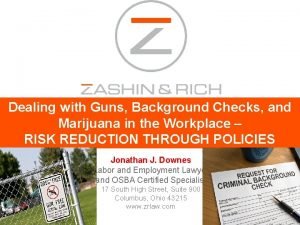 Dealing with Guns Background Checks and Marijuana in