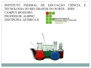 INSTITUTO FEDERAL DE EDUCAO CINCIA E TECNOLOGIA DO