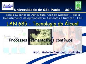 Universidade de So Paulo USP Escola Superior de