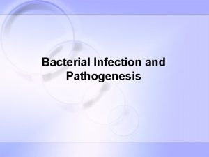 Bacterial Infection and Pathogenesis infection Conception factors pathogen