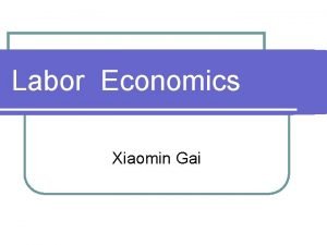 Labor economics textbooks