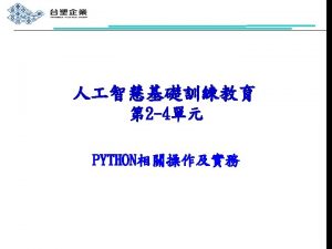 Python Python https www python orgdownloads Anaconda https