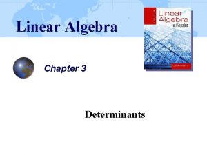 Linear algebra chapter 3 solutions Linear algebra chapter 3 solutions